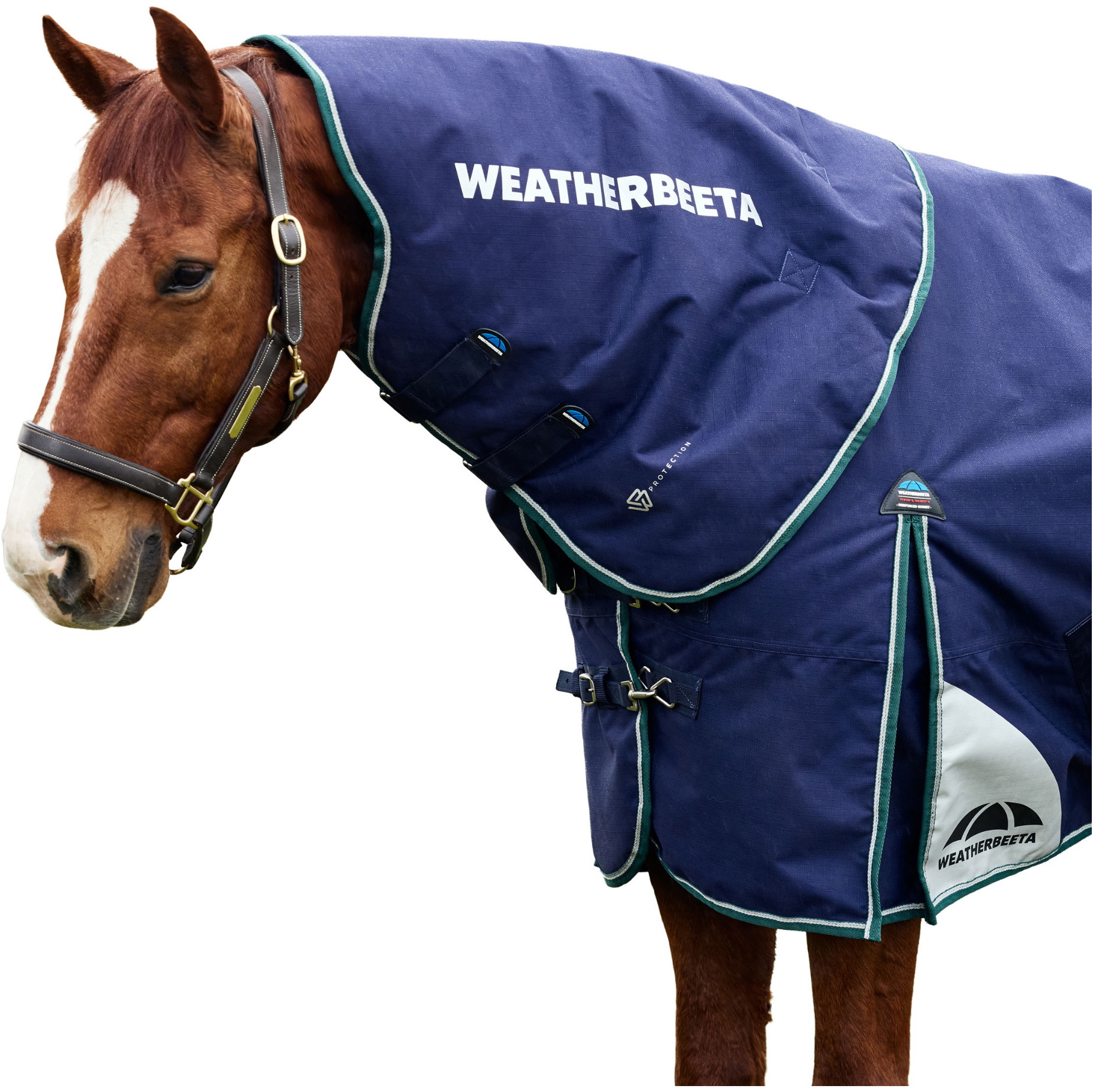2025 Weatherbeeta Comfitec Plus Dynamisch Sich Herausstellen Nacken Abdeckung 1029012 - Navy